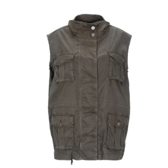 The Kooples Utilitarian Style Vest - Picture 1 of 3